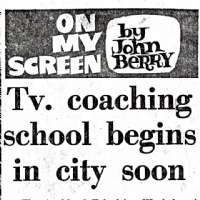 TV Coaching School Begins in City Soon